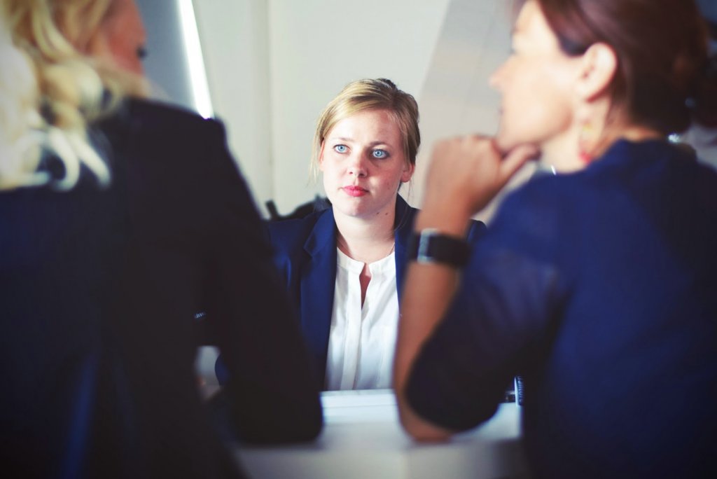 Woman employee discussing Employment Practices Liability